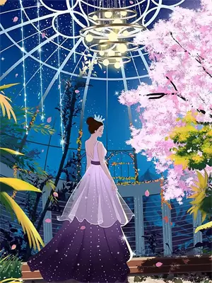 任凭梦里三千落花/苏在野珠落